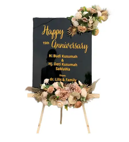 Papan Bunga Akrilik Banjar Waru