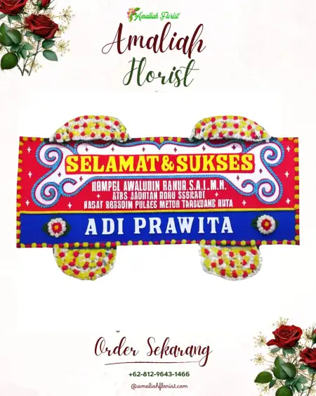 Papan Bunga Ucapan Selamat Banjar Waru